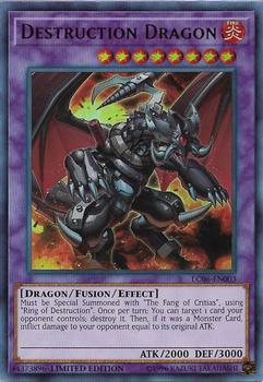 2018 Yu-Gi-Oh! Legendary Collection Kaiba English Limited Edition #LC06-EN003 Destruction Dragon Front