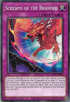 2021 Yu-Gi-Oh! Lightning Overdrive English 1st Edition #LIOV-EN068 Screams of the Branded Front
