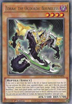 2021 Yu-Gi-Oh! Ancient Guardians English 1st Edition #ANGU-EN004 Zohah, the Ogdoadic Boundless Front
