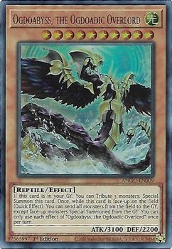 2021 Yu-Gi-Oh! Ancient Guardians English 1st Edition #ANGU-EN009 Ogdoabyss, the Ogdoadic Overlord Front