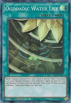 2021 Yu-Gi-Oh! Ancient Guardians English 1st Edition #ANGU-EN010 Ogdoadic Water Lily Front
