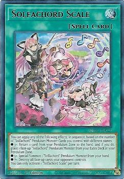 2021 Yu-Gi-Oh! Ancient Guardians English 1st Edition #ANGU-EN023 Solfachord Scale Front