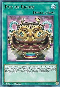 2021 Yu-Gi-Oh! Ancient Guardians English 1st Edition #ANGU-EN055 Pot of Riches Front