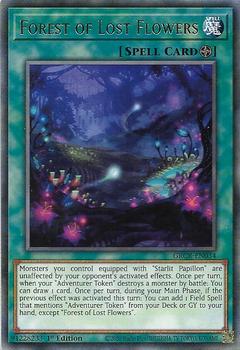 2022 Yu-Gi-Oh! The Grand Creators English 1st Edition #GRCR-EN034 Forest of Lost Flowers Front