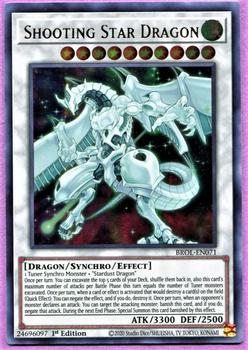 2021 Yu-Gi-Oh! Brothers of Legend English 1st Edition #BROL-EN071 Shooting Star Dragon Front