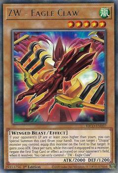 2021 Yu-Gi-Oh! King's Court English 1st Edition #KICO-EN037 ZW - Eagle Claw Front