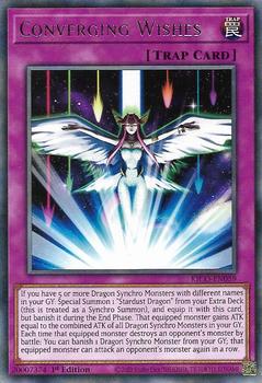 2021 Yu-Gi-Oh! King's Court English 1st Edition #KICO-EN059 Converging Wishes Front