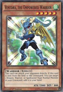 2014 Yu-Gi-Oh! Super Starter: Space-Time Showdown English 1st Edition #YS14-EN012 Ventdra, the Empowered Warrior Front