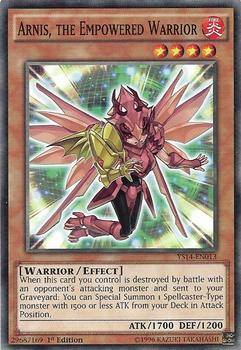2014 Yu-Gi-Oh! Super Starter: Space-Time Showdown English 1st Edition #YS14-EN013 Arnis, the Empowered Warrior Front