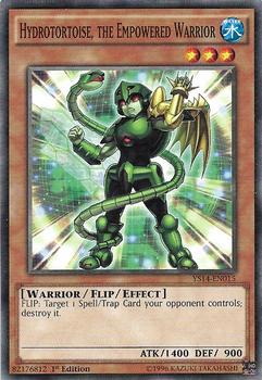 2014 Yu-Gi-Oh! Super Starter: Space-Time Showdown English 1st Edition #YS14-EN015 Hydrotortoise, the Empowered Warrior Front