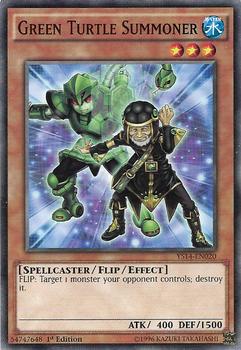 2014 Yu-Gi-Oh! Super Starter: Space-Time Showdown English 1st Edition #YS14-EN020 Green Turtle Summoner Front