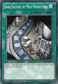 2014 Yu-Gi-Oh! Super Starter: Space-Time Showdown English 1st Edition #YS14-EN029 Dark Factory of Mass Production Front