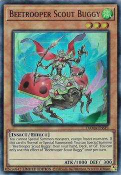 2021 Yu-Gi-Oh! Dawn of Majesty English Unlimited #DAMA-ENSP1 Beetrooper Scout Buggy Front