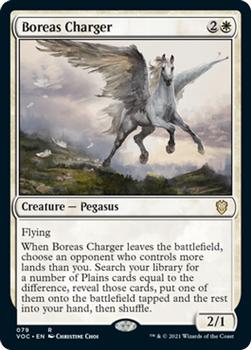 2021 Magic The Gathering Innistrad: Crimson Vow Commander #79 Boreas Charger Front