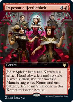 2021 Magic The Gathering Innistrad: Crimson Vow Commander (German) #62 Imposante Herrlichkeit Front