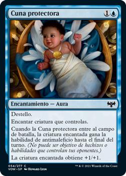 2021 Magic The Gathering Innistrad: Crimson Vow  (Spanish) #54 Cuna protectora Front