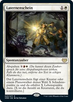 2021 Magic The Gathering Innistrad: Crimson Vow  (German) #23 Laternenschein Front