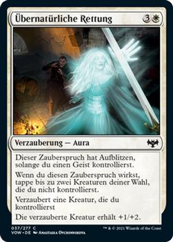 2021 Magic The Gathering Innistrad: Crimson Vow  (German) #37 Übernatürliche Rettung Front