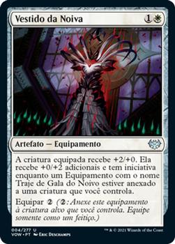 2021 Magic The Gathering Innistrad: Crimson Vow  (Portuguese) #4 Vestido da Noiva Front