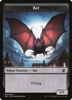 2021 Magic The Gathering Innistrad: Crimson Vow Commander - Tokens #004 / 017 Bat / Blood Front