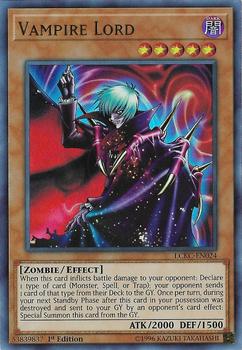 2018 Yu-Gi-Oh! Legendary Collection Kaiba Mega Pack English 1st Edition #LCKC-EN024 Vampire Lord Front