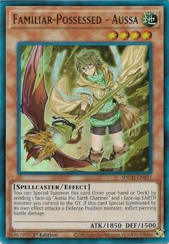 2020 Yu-Gi-Oh! Structure Deck Spirit Charmers English 1st Edition #SDCH-EN037 Familiar-Possessed - Aussa Front