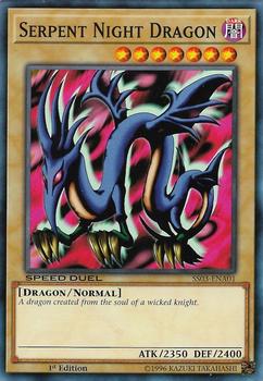 2019 Yu-Gi-Oh! Speed Duel Starter Deck: Ultimate Predators English 1st Edition #SS03-ENA01 Serpent Night Dragon Front
