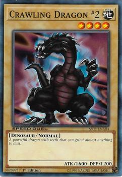 2019 Yu-Gi-Oh! Speed Duel Starter Deck: Ultimate Predators English 1st Edition #SS03-ENA04 Crawling Dragon #2 Front