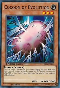 2019 Yu-Gi-Oh! Speed Duel Starter Deck: Ultimate Predators English 1st Edition #SS03-ENB09 Cocoon of Evolution Front