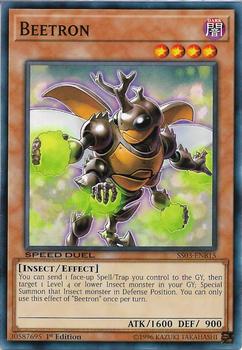 2019 Yu-Gi-Oh! Speed Duel Starter Deck: Ultimate Predators English 1st Edition #SS03-ENB15 Beetron Front