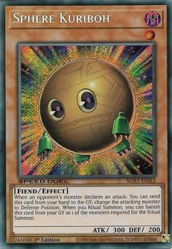 2020 Yu-Gi-Oh! Speed Duel Gx Duel Academy Box English 1st Edition #SGX1-ENI12 Sphere Kuriboh Front