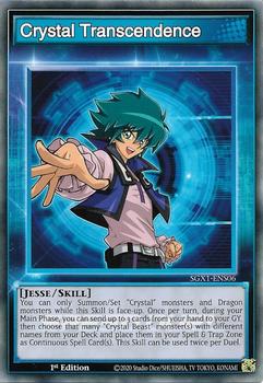 2020 Yu-Gi-Oh! Speed Duel Gx Duel Academy Box English 1st Edition #SGX1-ENS06 Crystal Transcendance Front