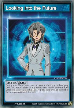 2020 Yu-Gi-Oh! Speed Duel Gx Duel Academy Box English 1st Edition #SGX1-ENS10 Looking into the Future Front