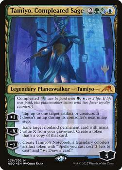 2022 Magic: The Gathering Kamigawa Neon Dynasty - Promo Pack #238 Tamiyo, Compleated Sage Front