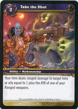 2007 Upper Deck World of Warcraft Fires of Outland #36 Take the Shot Front