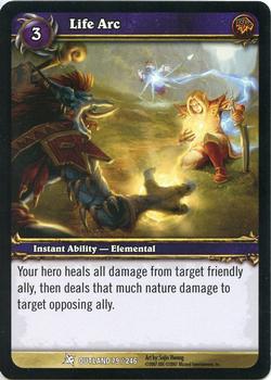 2007 Upper Deck World of Warcraft Fires of Outland #79 Life Arc Front