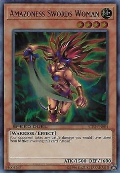 2019 Yu-Gi-Oh! Speed Duel Tournament Pack 2 #STP2-EN004 Amazoness Swords Woman Front