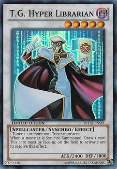 2012 Yu-Gi-Oh! Return of the Duelist Special Edition English #REDU-ENSE1 T.G. Hyper Librarian Front