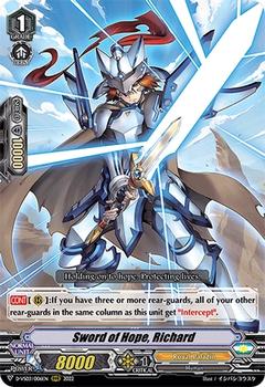 2022 Cardfight!! Vanguard V Special Series 03: V Clan Collection Vol.3 #6 Sword of Hope, Richard Front