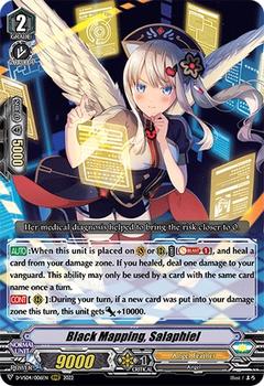 2022 Cardfight!! Vanguard V Special Series 04: V Clan Collection Vol.4 #6 Black Mapping, Salaphiel Front