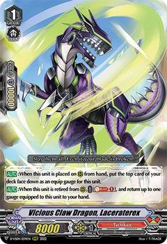 2022 Cardfight!! Vanguard V Special Series 04: V Clan Collection Vol.4 #34 Vicious Claw Dragon, Laceraterex Front