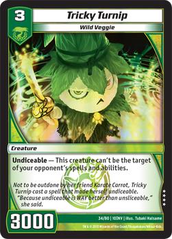 2013 Kaijudo Invasion Earth #34 Tricky Turnip Front