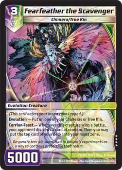 2013 Kaijudo Invasion Earth #73 Fearfeather the Scavenger Front