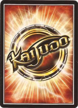 2013 Kaijudo Invasion Earth #D1 Vicious Squillace Scourge Back