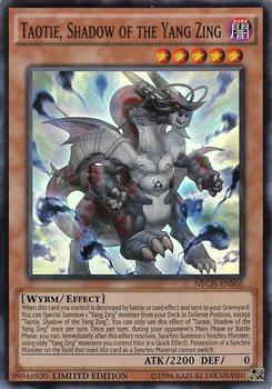 2014 Yu-Gi-Oh! The New Challengers Super Edition English #NECH-ENS05 Taotie, Shadow of the Yang Zing Front