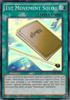 2014 Yu-Gi-Oh! The New Challengers Super Edition English #NECH-ENS10 1st Movement Solo Front
