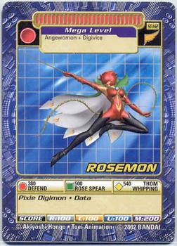 2002 Digimon Battle Street Starter Sets 3 & 4 #ST-142 Rosemon Front