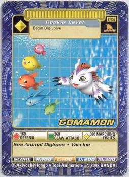 2002 Digimon Battle Street Starter Sets 3 & 4 #ST-155 Gomamon Front