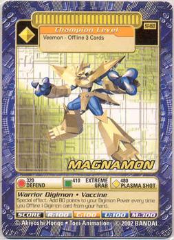 2002 Digimon Battle Street Starter Sets 3 & 4 #ST-160 Magnamon Front