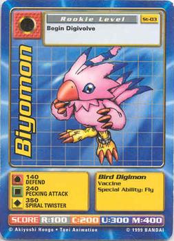 2001 Digimon Battle Series 1 Starter Set #ST-03 Biyomon Front